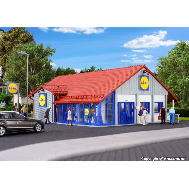 VOLLMER 43662 H0 LIDL SUPERMARKET