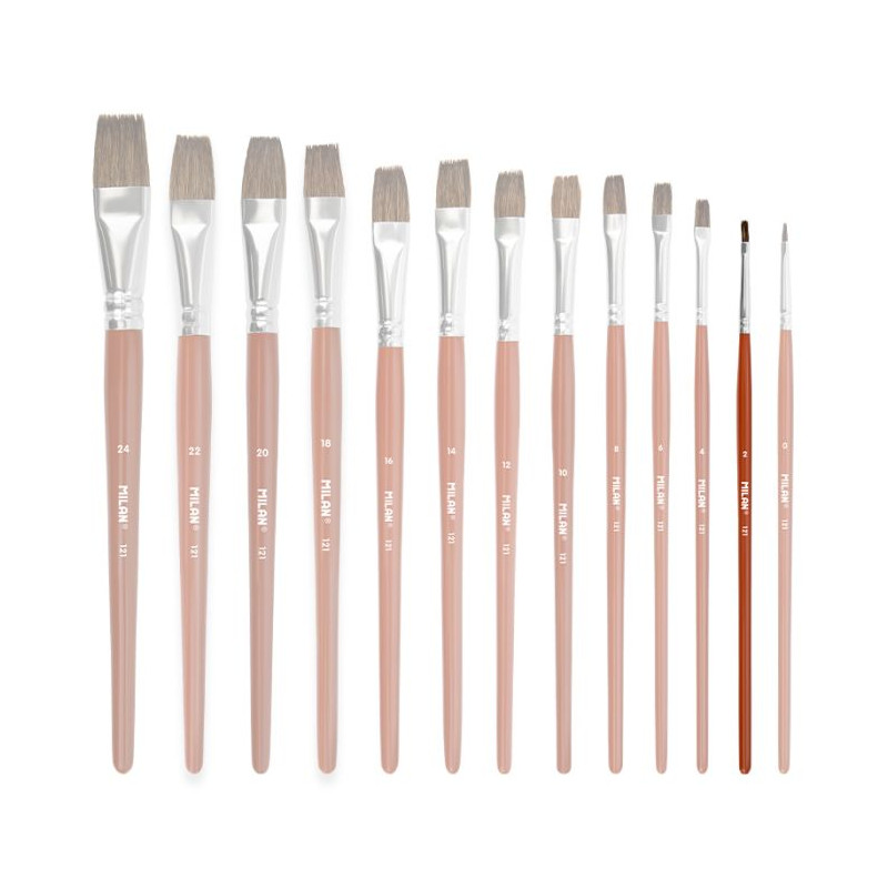 MILAN FLAT BRUSH no. 2 (121)