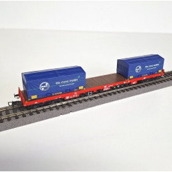 RIVAROSSI HR6558 WAGON PLATFORM WITH CONTAINERS ep.VI