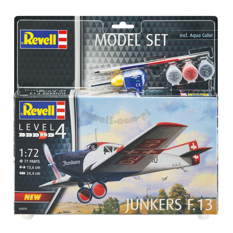 REVELL 1/72 JUNKERS F.13 MODEL SET 63870