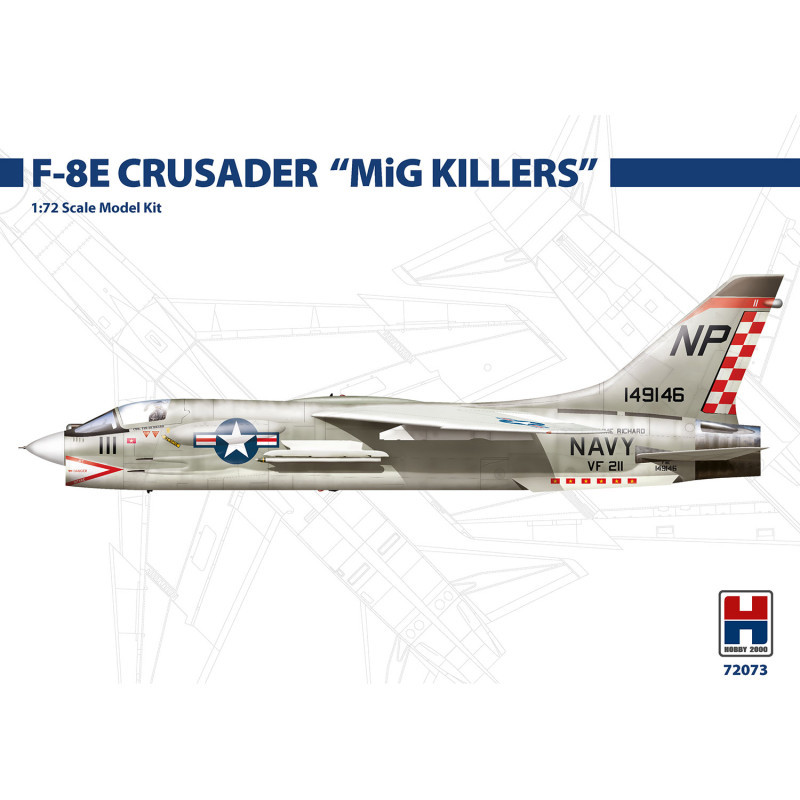 HOBBY 2000 1/72 F-8E CRUSADER "MIG KILLERS" (72073)