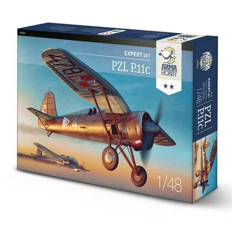 ARMA HOBBY 1/48 PZL P.11C EXPERT SET (40001)