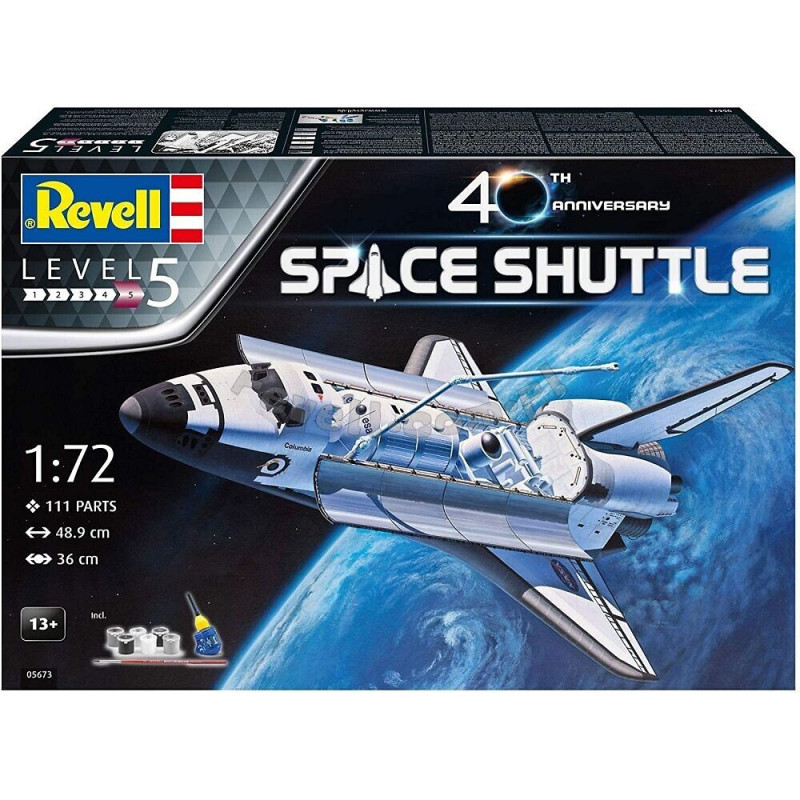 REVELL 1/72 SPACE SHUTTLE 40TH ANNIVERSARY (05673)