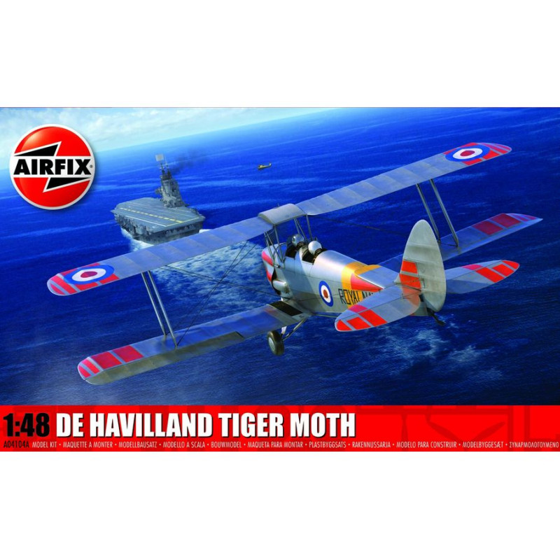 AIRFIX 1/48 DE HAVILLAND DH TIGER MOTH (04104A)