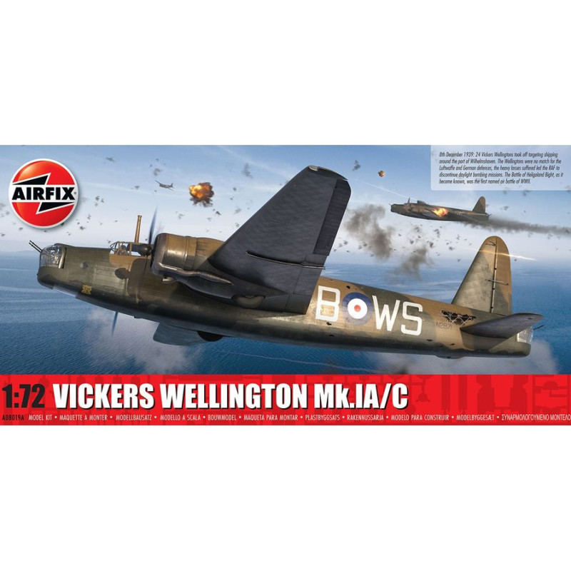 AIRFIX 1/72 VICKERS WELIINGTON MkIA/C (08019A)