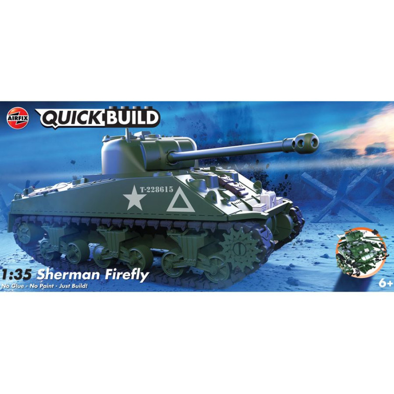 AIRFIX QUICKBUILD SHERMAN FIREFLY 1/35   (J6042)