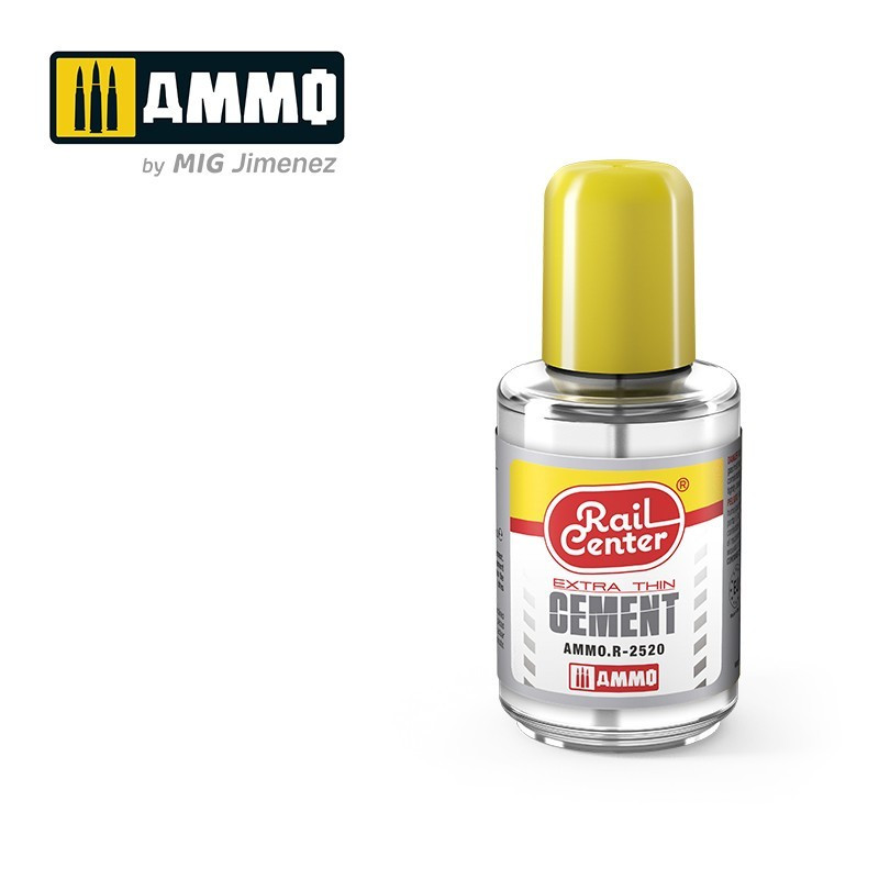 AMMO R-2520 RAIL CENTER EXTRA-THIN       CEMENT 30ml