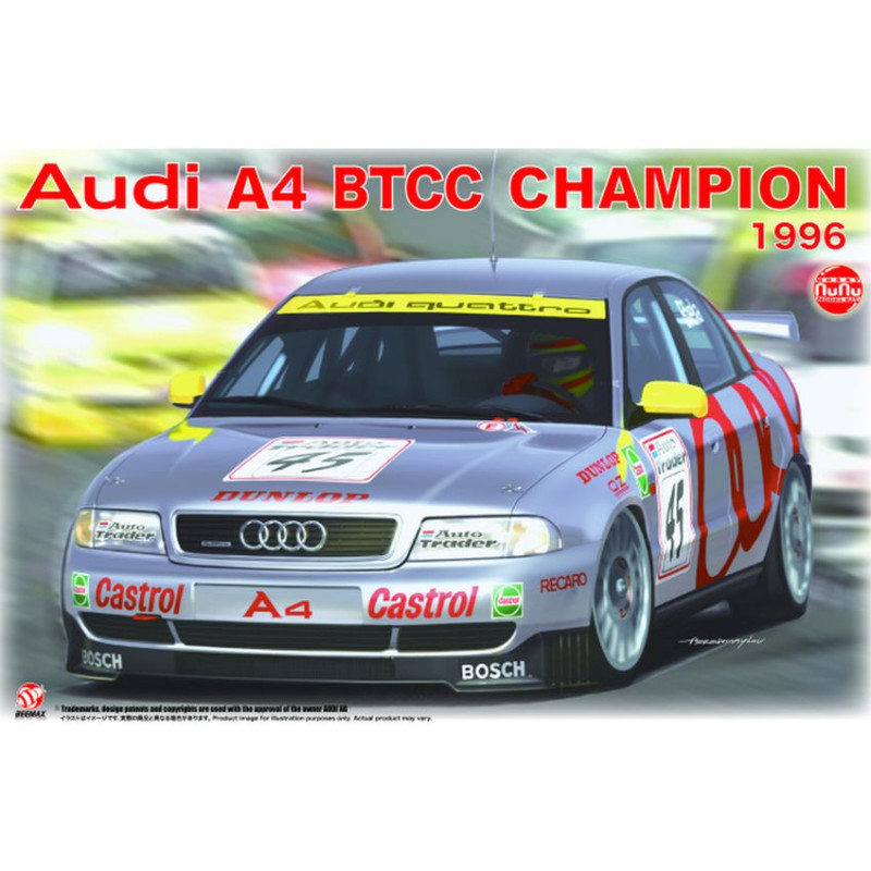 NUNU 1/24 AUDI A4 BTCC CHAMPION 1996 (24035)