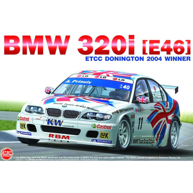 NUNU 1/24 BMW 320i [E46] ETCC DONINGTON 2024 WINNER (24033)