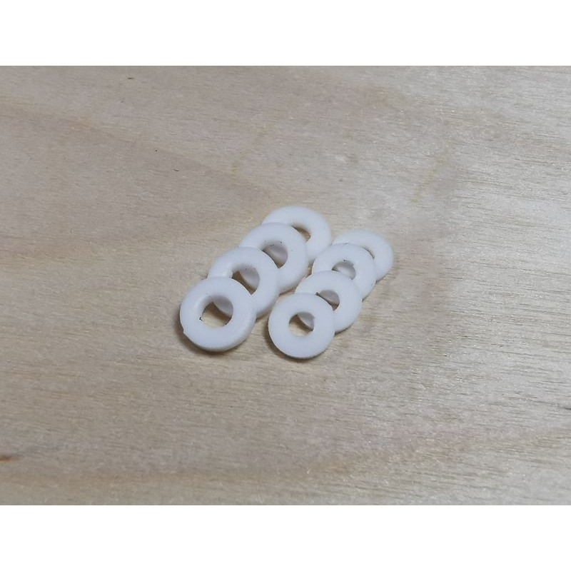 PTFE COVER M2 (2x7mm) thickness 1 mm - ( 1 piece )