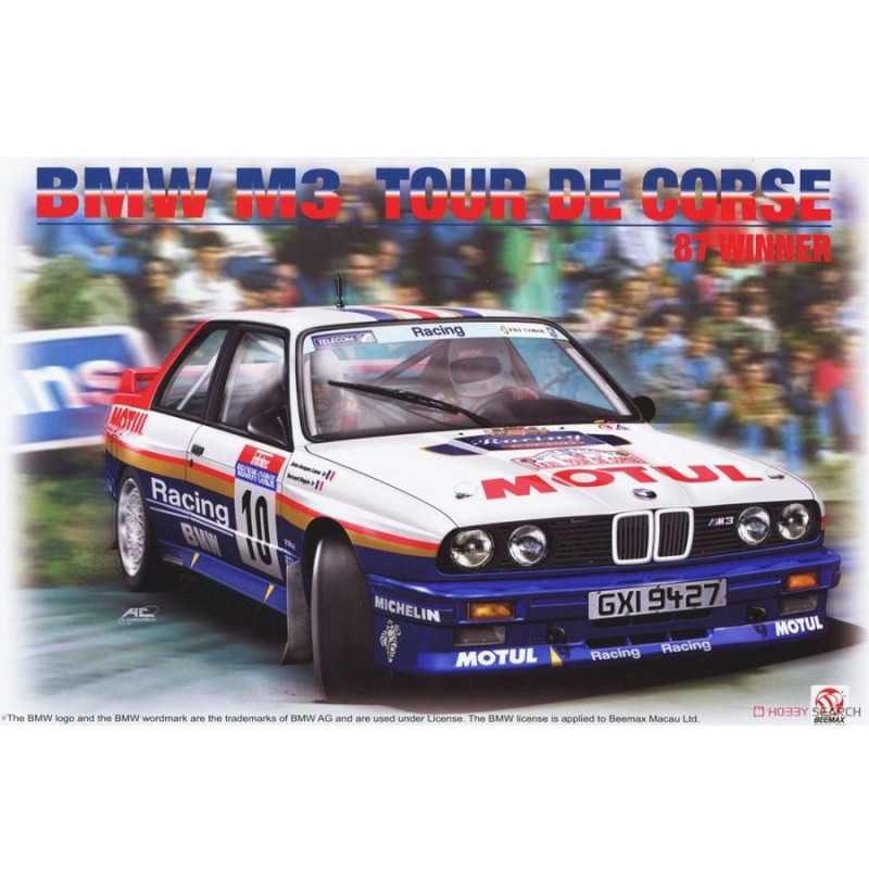 NUNU 1/24 BMW M3 TOUR DE CORSE "87 WINNER (24029)