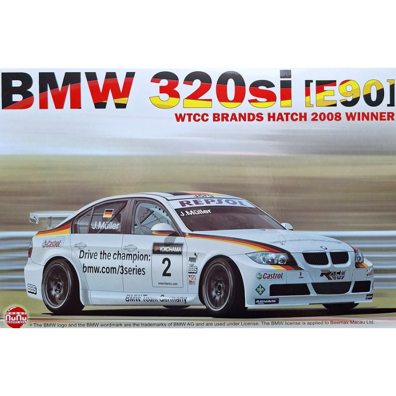 NUNU 1/24 BMW 320si [E90] WTCC BRANDS    HATCH 2008 WINNER (24037)