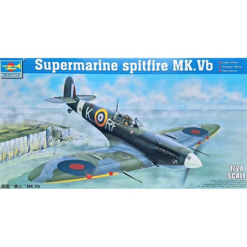 TRUMPETER 1/24 Supermarine Spitfire Mk.  Vb (02403)