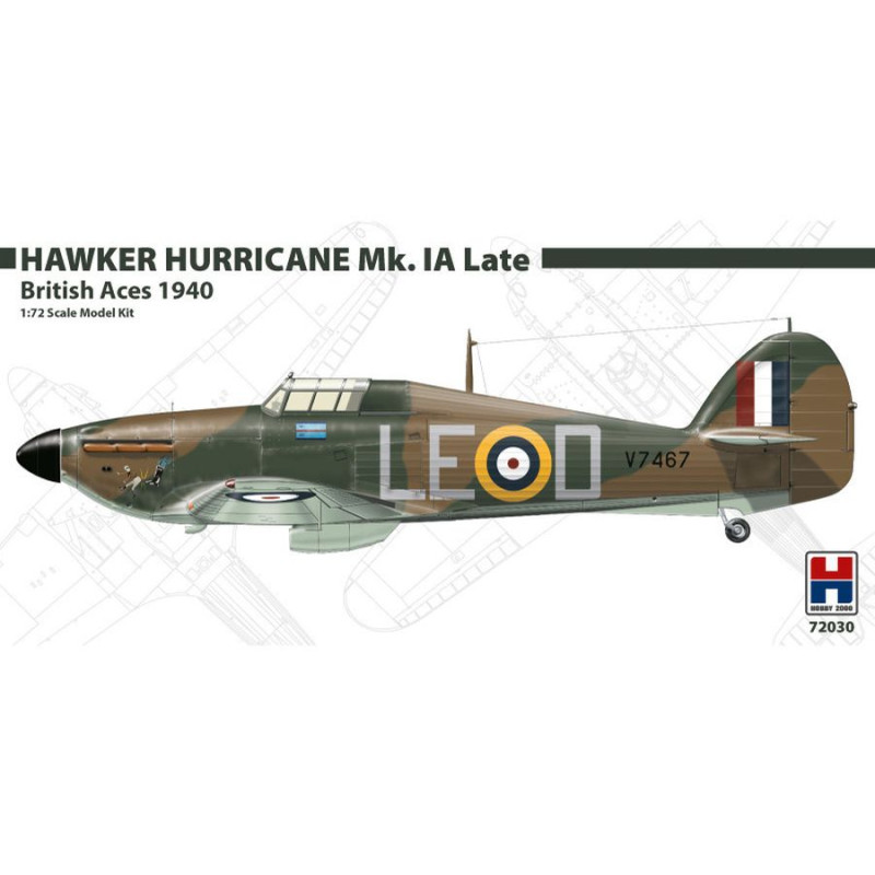 HOBBY 2000 1/72 HAWKER HURRICANE Mk. IA  Late British Aces 1940 (72030)