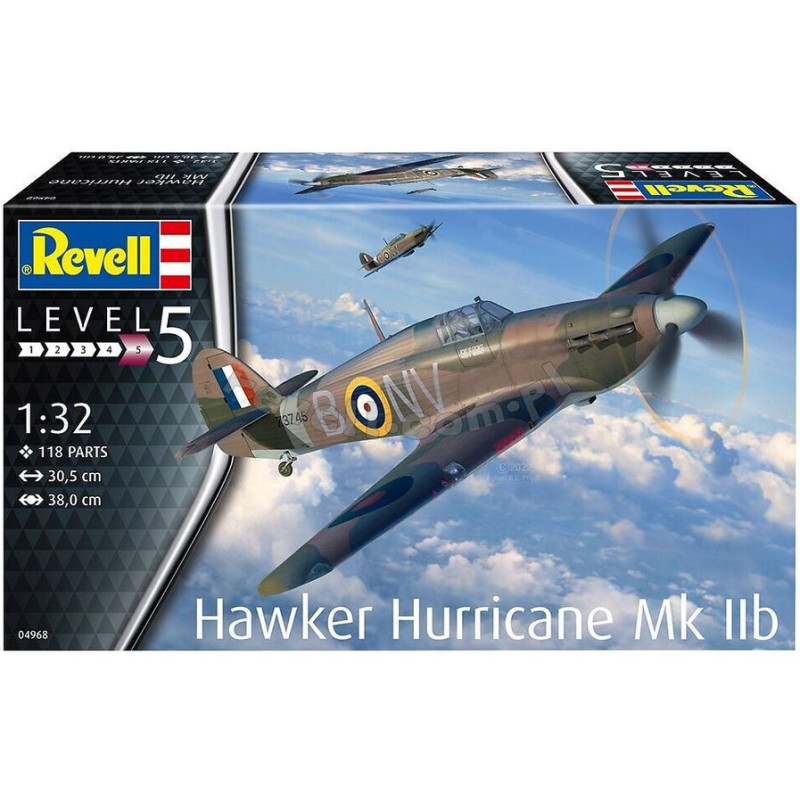 REVELL 1/32 HAWKER HURRICANE MK IIb (04968)