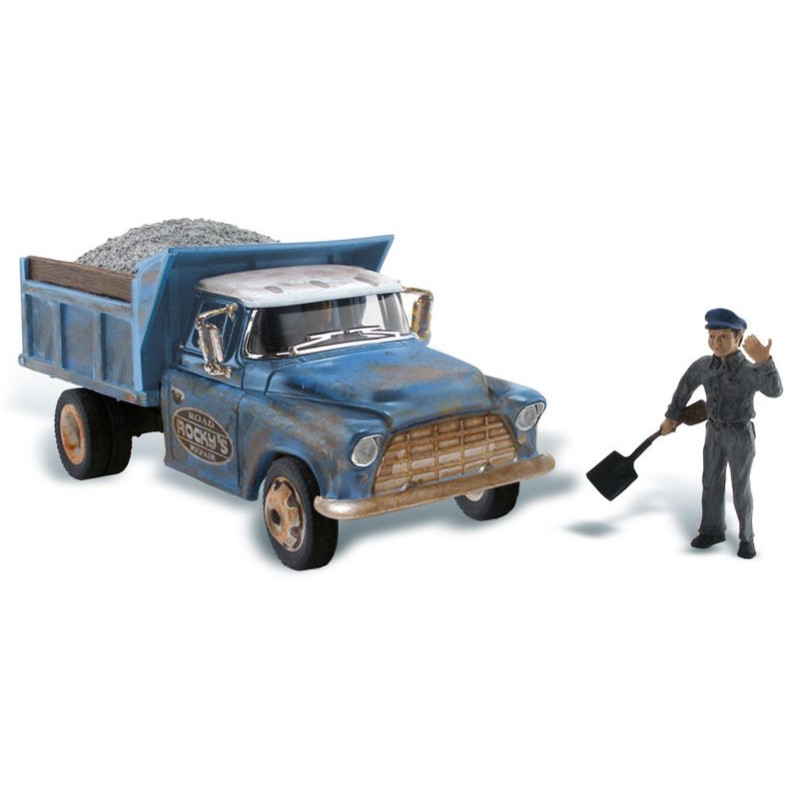 WOODLAND A5550 H0 - Rocky dump truck + figure