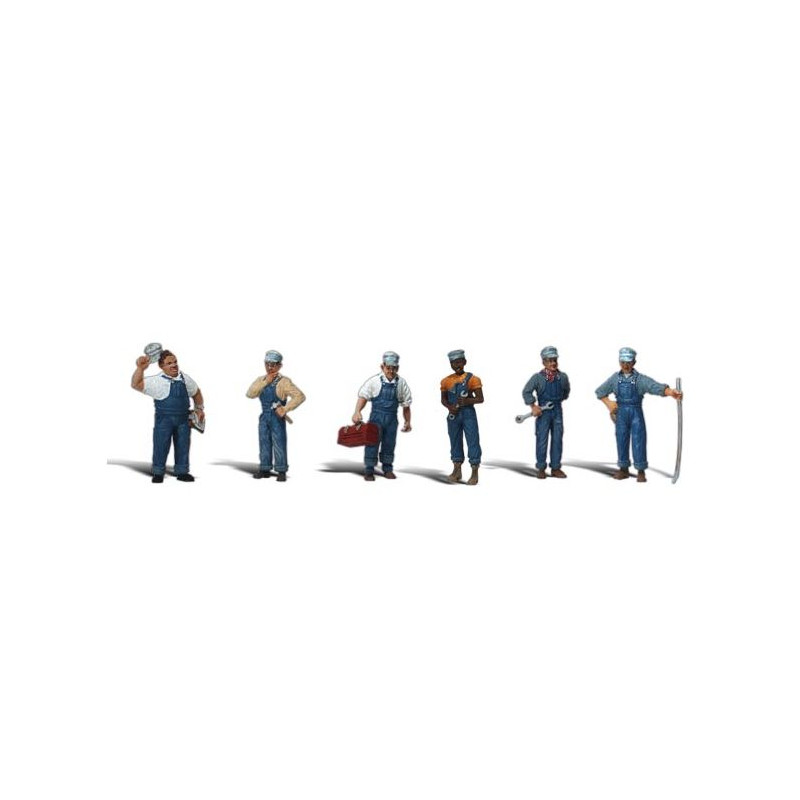 WOODLAND A1859 H0 FIGURES - RAILROAD MECHANICS