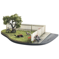 WOODLAND A2984 H0 - OGRODZENIE Picket    Fence
