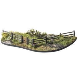 WOODLAND A2981 H0 - OGRODZENIE Log Fence