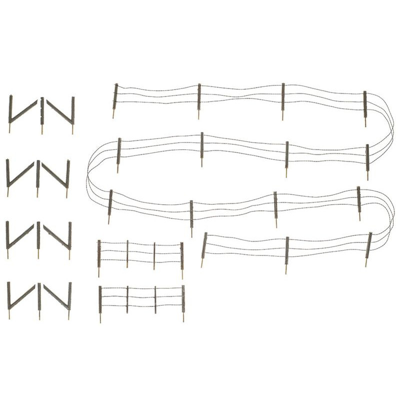 WOODLAND A2980 H0 - Barbed Wire Fence