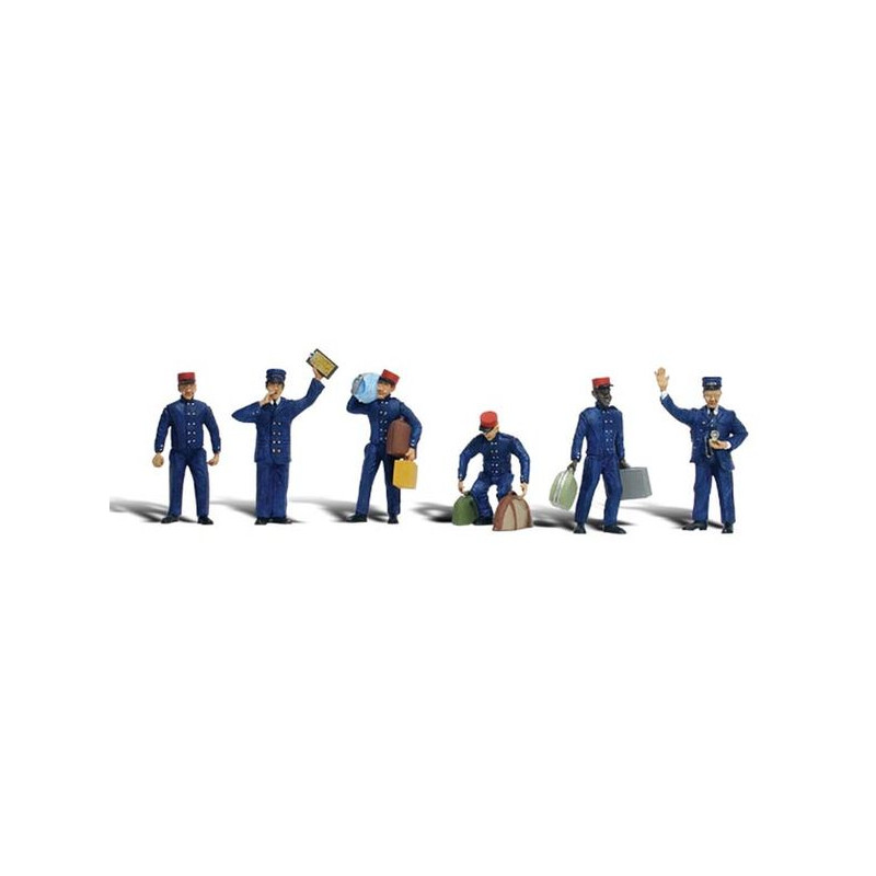 WOODLAND A1847 H0 FIGURES - RAILROAD STAFF