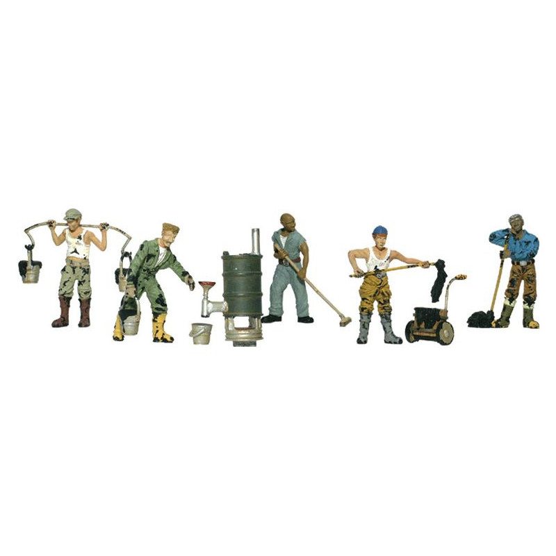 WOODLAND A1828 H0 FIGURES - ROOFERS