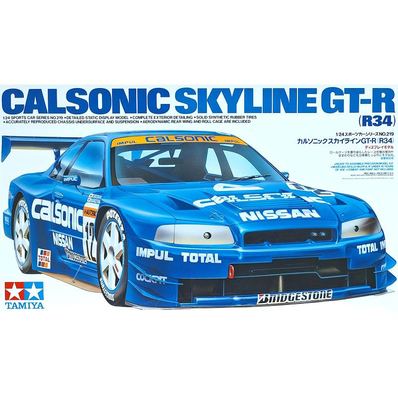 TAMIYA 1/24 Calsonic Skyline GT-R (R34) (24219)