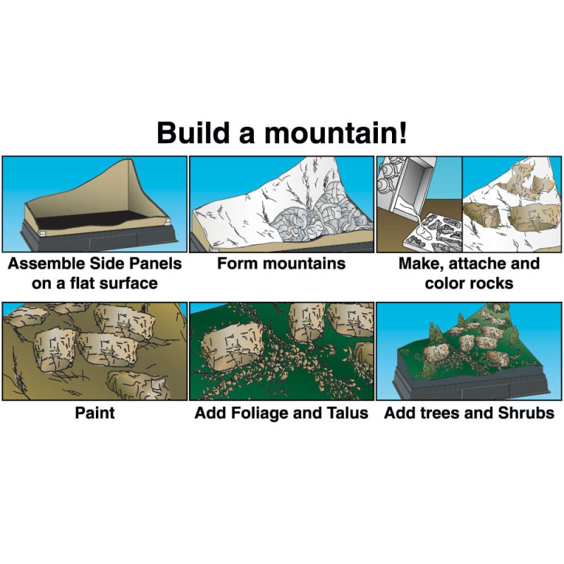 WOODLAND SP4111 MOUNTAIN DIORAMA KIT