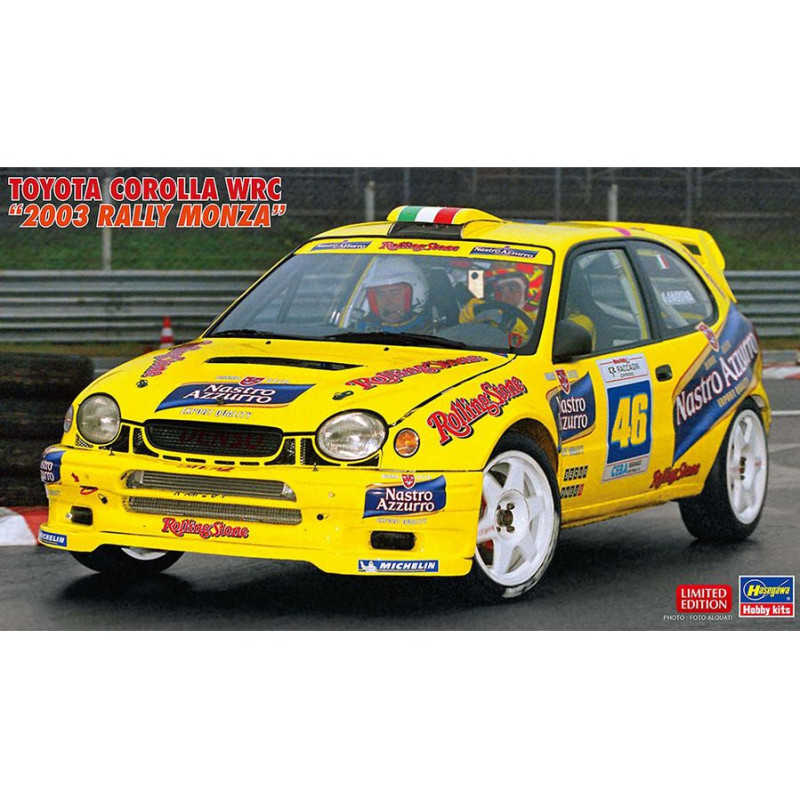 HASEGAWA 1/24 TOYOTA COROLLA WRC "2003 RALLY MONZA" (20686)