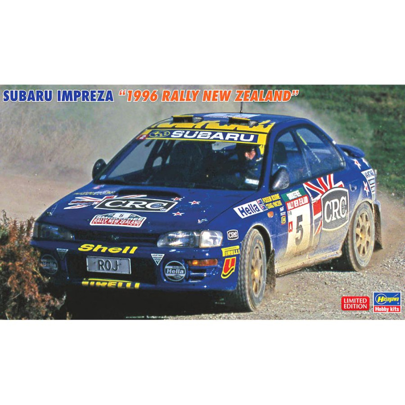 HASEGAWA 1/24 SUBARU IMPREZA "1996 RALLY NEW ZEALAND" (20696)