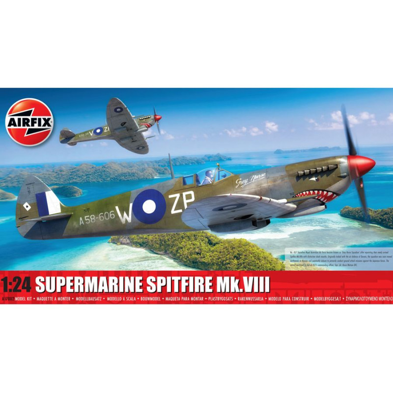 AIRFIX 1/24 Supermarine Spitfire Mk.VIII (17002)