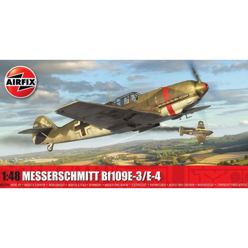 AIRFIX 1/48 Messerschmitt Bf109E-3/E4 (05120C)