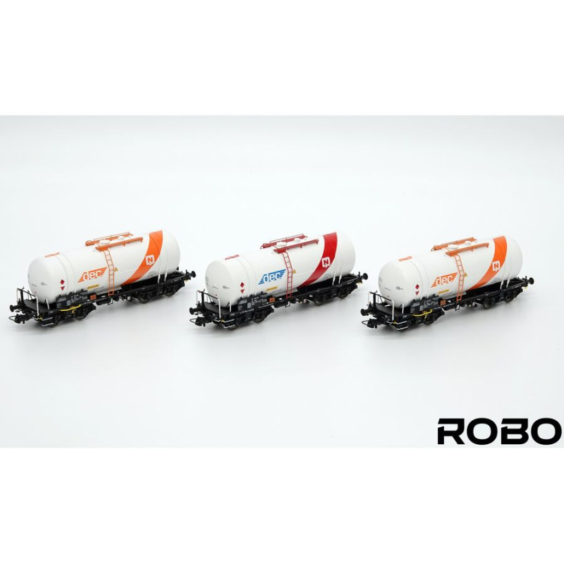 ROBO 102520 PKP 406Ra/Rb Cisternový vůz CPN / sada 3 kusů