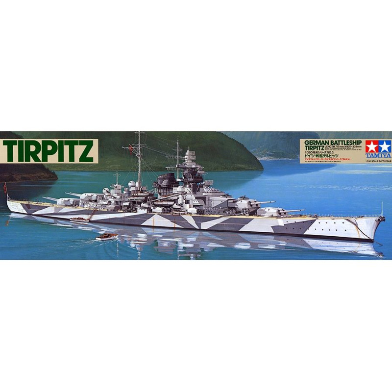 TAMIYA 1/350 NĚMECKÁ BITEVNÍ LOĎ TIRPITZ (78015)