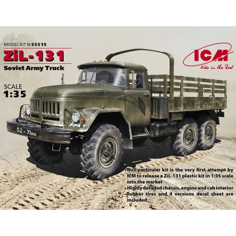 Nákladní automobil sovětské armády ICM 1/35 ZiL-131 (35515)