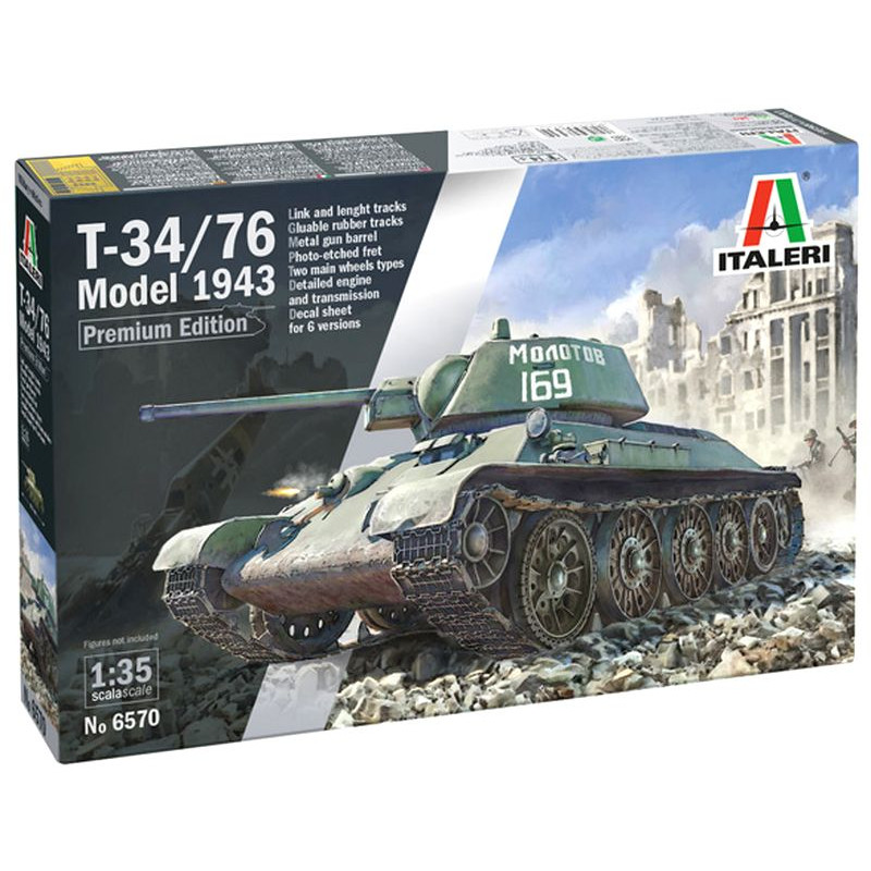 ITALERI 1/35 T-34/76 Model 1943 (6570) Premium Edition