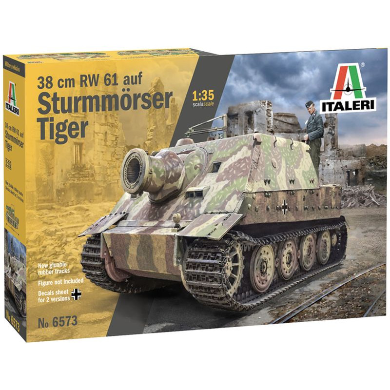 ITALERI 1/35 STURMMORSER TIGER 38 cm RW 61 (6573)