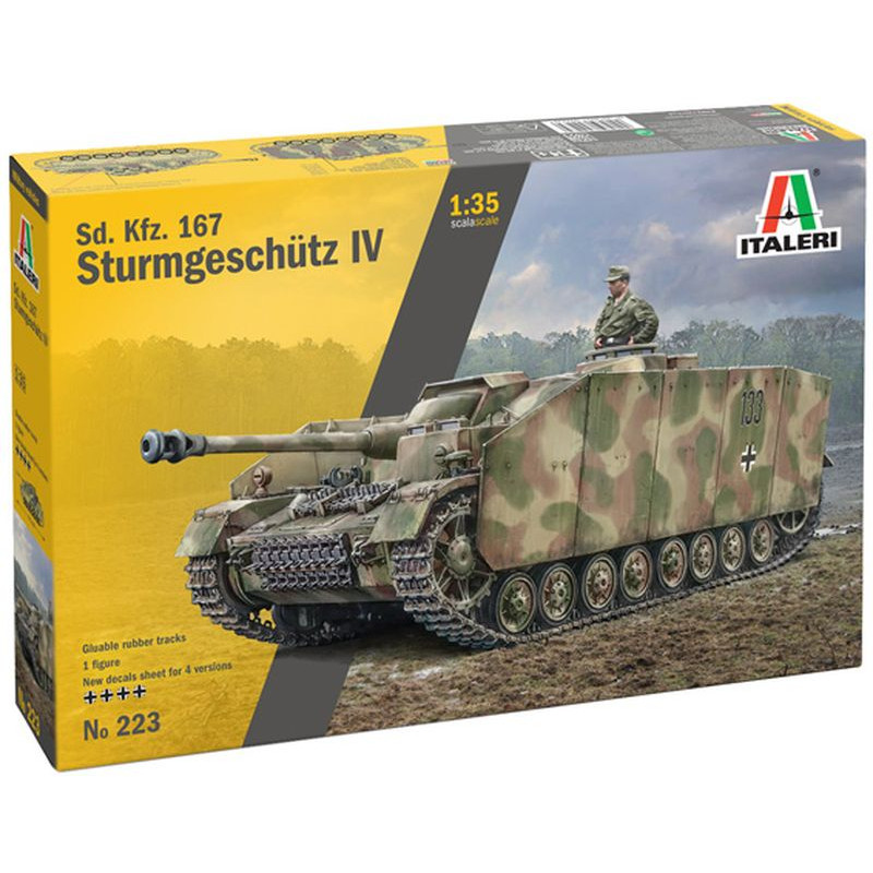 ITALERI 1/35 STURMGESCHUTZ IV Sd. Kfz. 167 (0223)