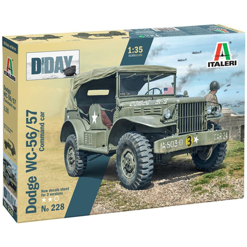 ITALERI 1/35 DODGE WC-56/57 COMMAND CAR  (0228)