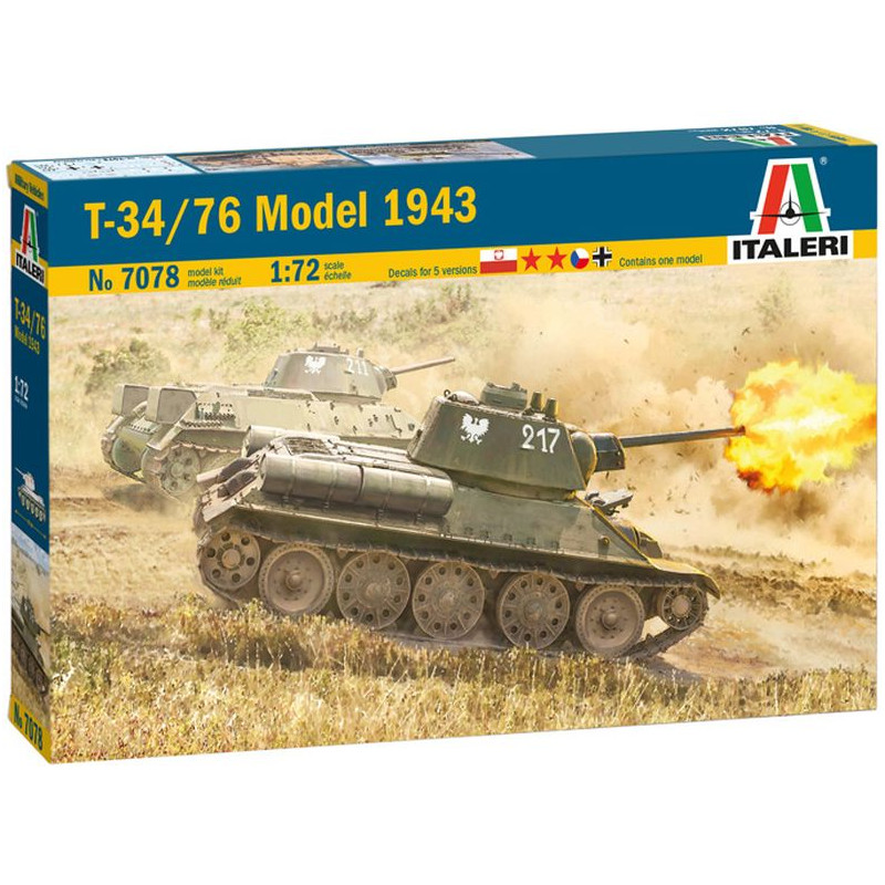 ITALERI 1/72 T34/76 Model 1943 (7078)