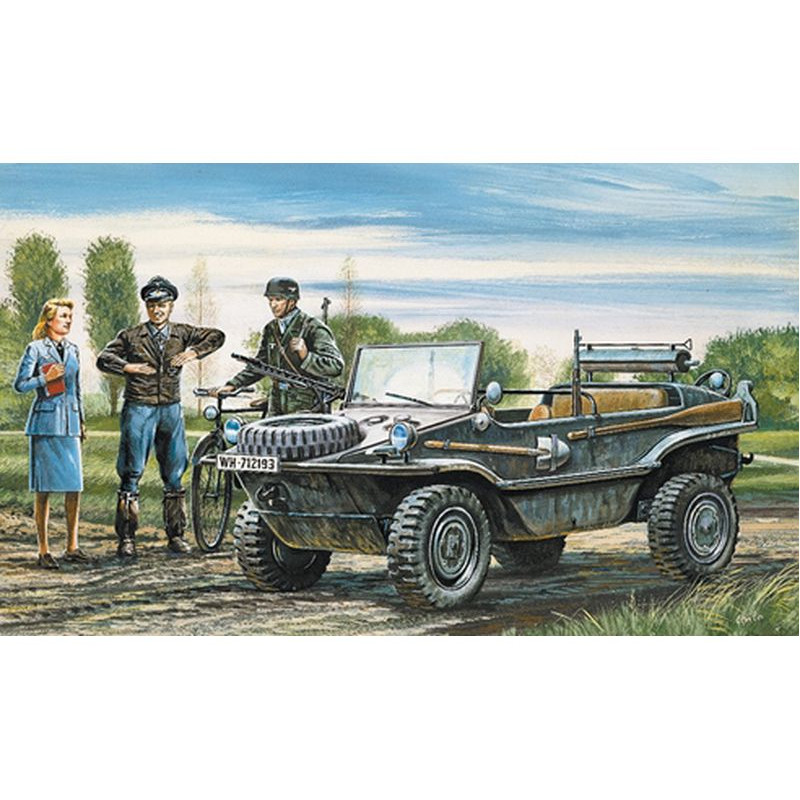 ITALERI 1/35 SCHWIMMWAGEN Kfz. II VW Typ 166 (0313)