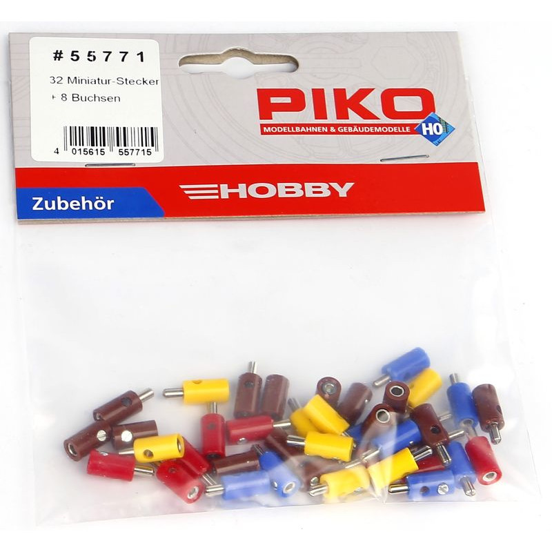 PIKO 55771 CONNECTING PLUGS 32 pieces + 8 sockets