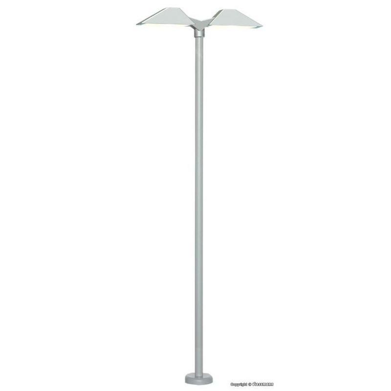 VIESSMANN 6084 H0 Lampa peronowa         podwójna 105 mm