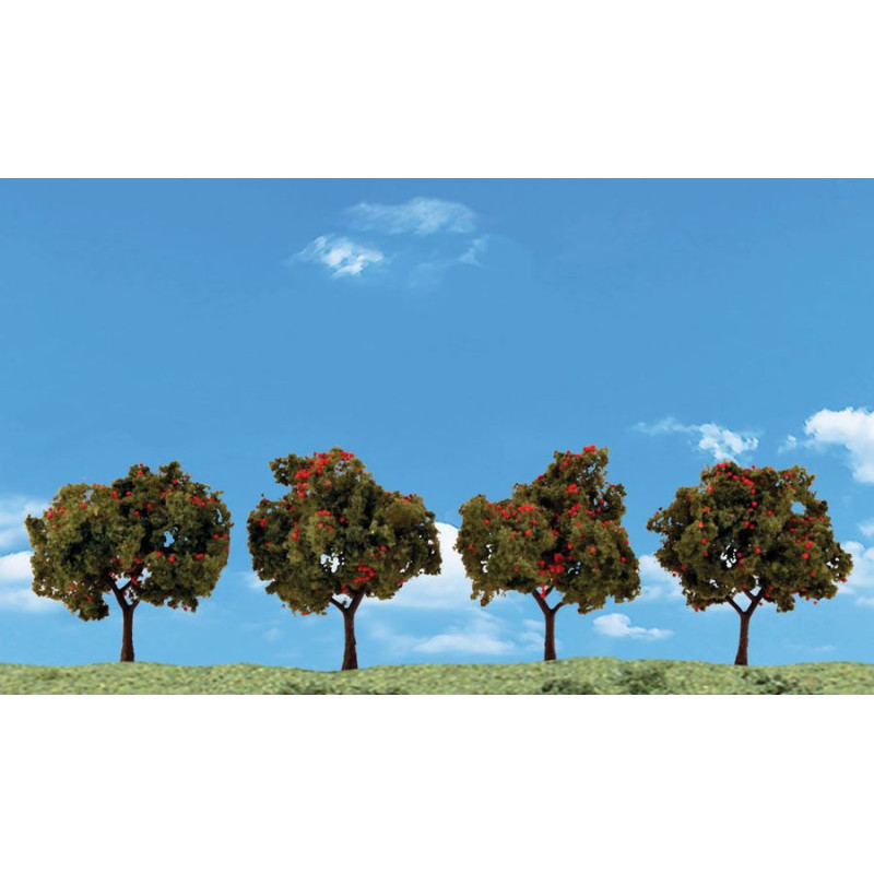 WOODLAND 3591 TREES - APPLE TREES ( 4 pieces )