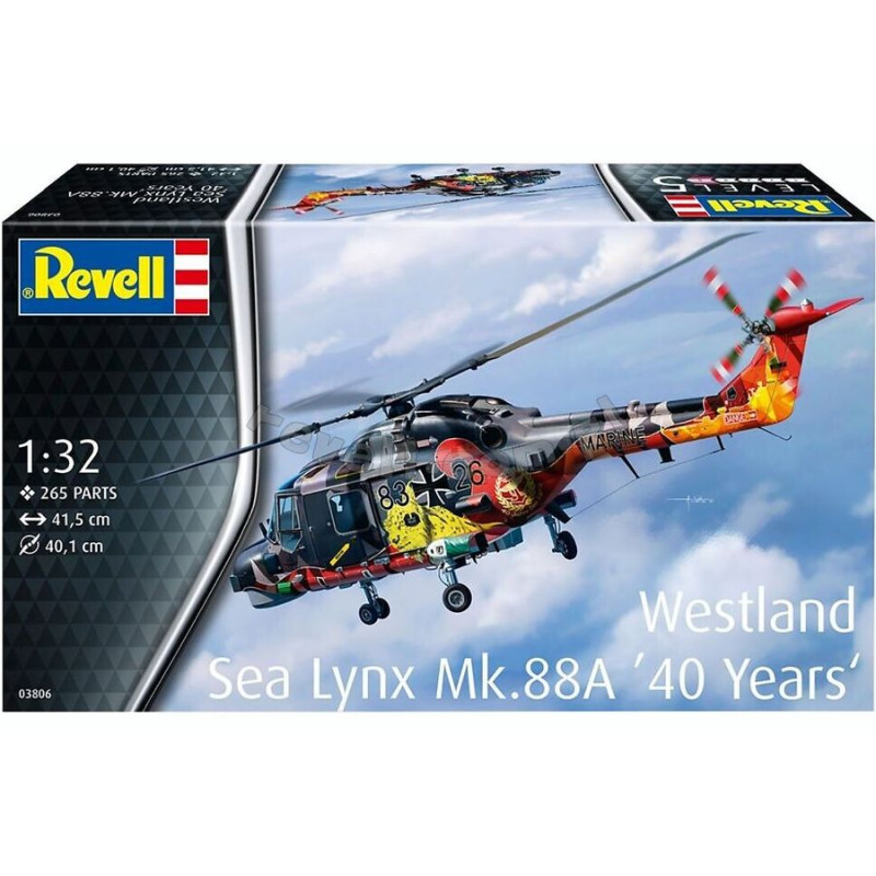 REVELL 1/32 Westland Sea Lynx Mk.88A (03806) 40 let