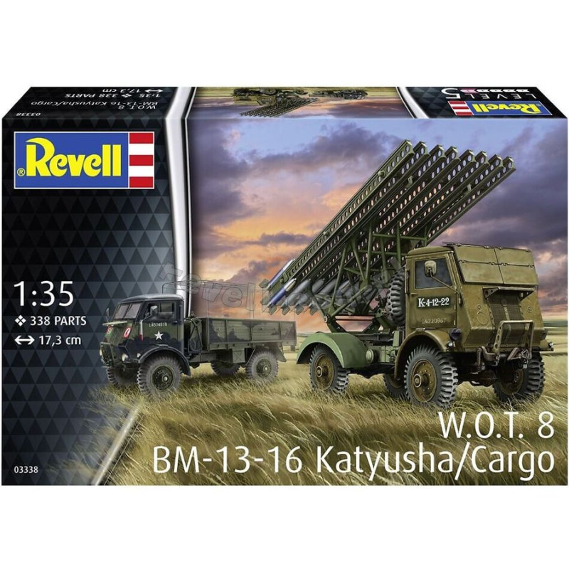 REVELL 1/35 W.O.T. 8 BM-13-16            KATYUSHA/CARGO (03338)