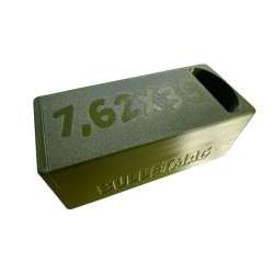 BULLETMAG PUDEŁKO NA AMUNICJĘ AK 7,62x39 / 50 - pomarańczowe - przesuwna pokrywka