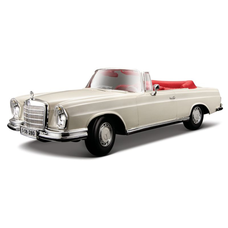 MAISTO 1/18 MERCEDES 280SE CABRIO "1967  beżowy (31811)