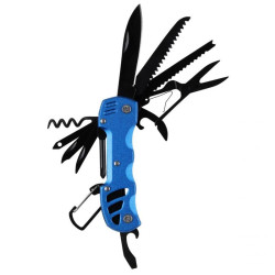 FOXTER SCYZORYK 13w1 niebieski /         narzędzie survival (2317)