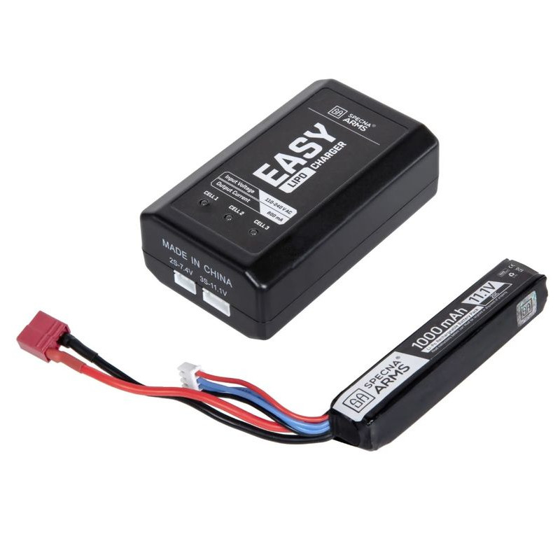 ASG LiPo 11,1V/1000 mAh 20C DEAN-T +     ŁADOWARKA EASY LIPO / SPECNA ARMS (040192)